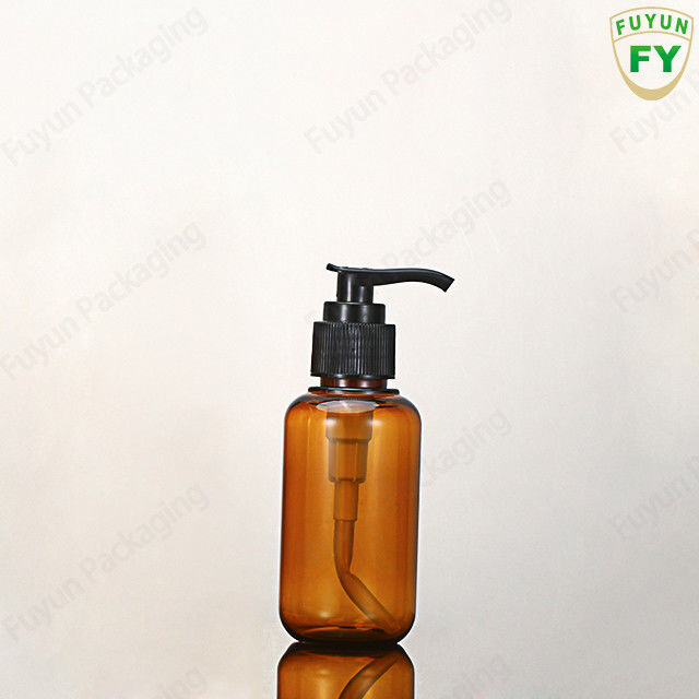 Empty 100ml Plastic Pump Bottles For Shampoo PET Material
