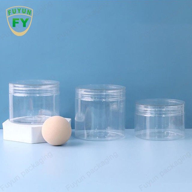나사 상단 뚜껑 100ml 500ml를 가진 음식 급료 땅콩 버터 BPA 자유로운 애완 동물 플라스틱 단지