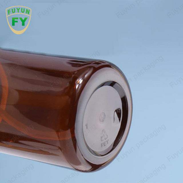 Fuyun 40ml 60ml 앰버 스킨케어 플라스틱 펌프 병 연속 스프레이