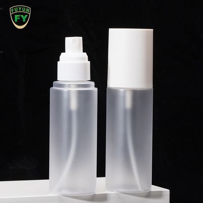 Refillable Frosted Clear Plastic Pump Bottles Travel Size Screen Printing Surface