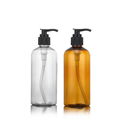 바디 로션을 위한 300ML 샴푸 펌프 디스펜서 병 호박색