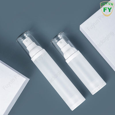 피부 관리를위한 도매 50ml 빈 여행 미니 진공 클리어 라운드 에어리스 로션 크림 플라스틱 병