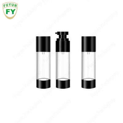 15ml 30ml 50ml 사용자 정의 럭셔리 빈 크림 클리어 화이트 블랙 프로스트 화장품 플라스틱 스프레이 로션 에어리스 pum