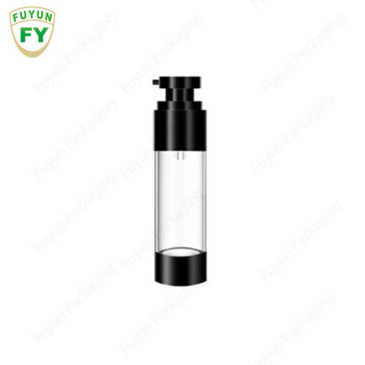 15ml 30ml 50ml 사용자 정의 럭셔리 빈 크림 클리어 화이트 블랙 프로스트 화장품 플라스틱 스프레이 로션 에어리스 pum
