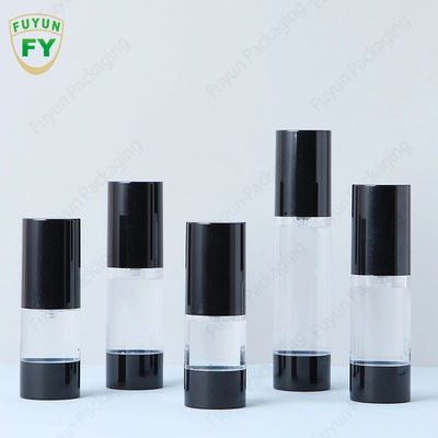 15ml 30ml 50ml 사용자 정의 럭셔리 빈 크림 클리어 화이트 블랙 프로스트 화장품 플라스틱 스프레이 로션 에어리스 pum