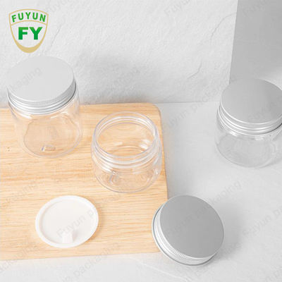 뚜껑이 있는 550ml 600ml 1000ml 쿠키 BPA 무료 애완 동물 플라스틱 둥근 항아리