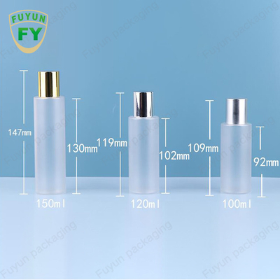 스크류 탑 캡이있는 100ml 120ml 150ml 플라스틱 병 빈 피부 페이셜 토너 용기