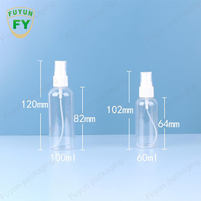 미니 클리어 80ml 100ml 향수 파인 미스트 플라스틱 스프레이 병