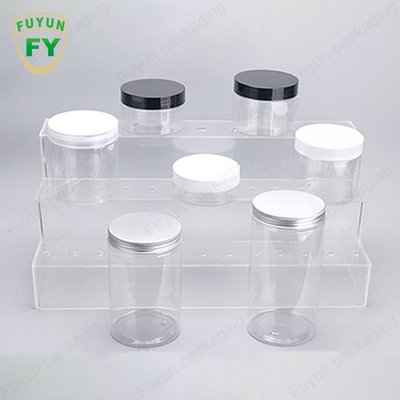 알루미늄 모자 음식 급료를 가진 30ml 40ml 150ml 투명한 플레스틱 포장 단지