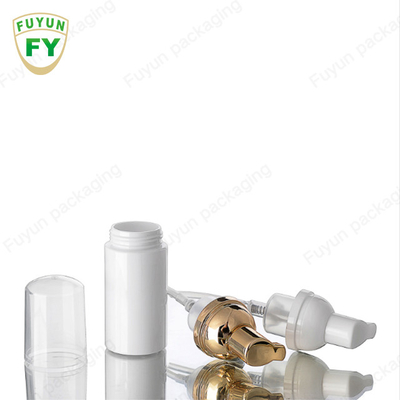 명확한 모자를 가진 30ml 50ml 80ml 금 거품 펌프 병