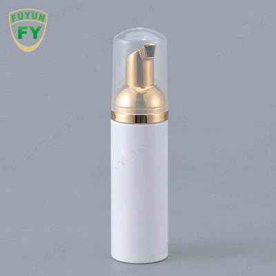 명확한 모자를 가진 30ml 50ml 80ml 금 거품 펌프 병