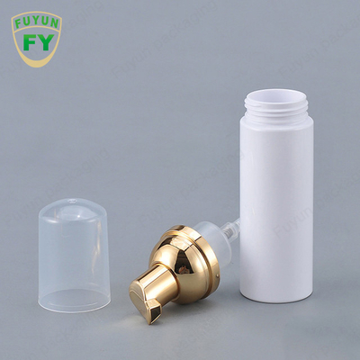 명확한 모자를 가진 30ml 50ml 80ml 금 거품 펌프 병