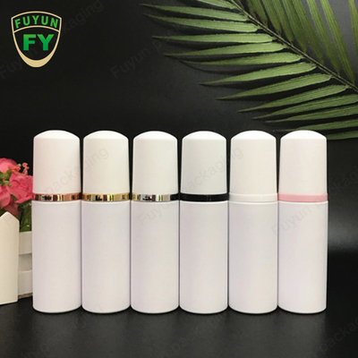 명확한 모자를 가진 30ml 50ml 80ml 금 거품 펌프 병
