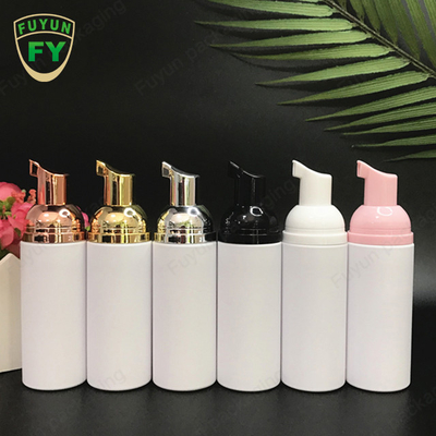 명확한 모자를 가진 30ml 50ml 80ml 금 거품 펌프 병