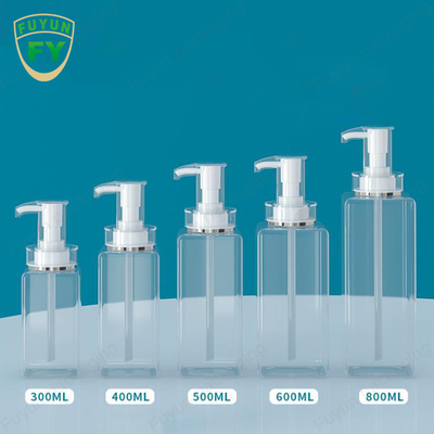 명확한 백색 정연한 샴푸 펌프 분배기 병 300ml 400ml 600ml 800ml