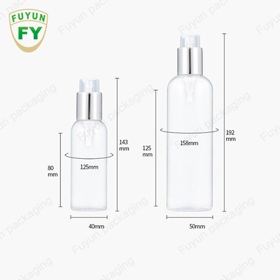 75ml 100ml 250ml 플라스틱 펌프 병 혈청 토너 실버 로션 펌프 용기