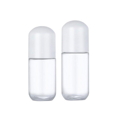 18ml 20ml 플라스틱 펌프 병 캡슐 모양 투명 PET 토너 병