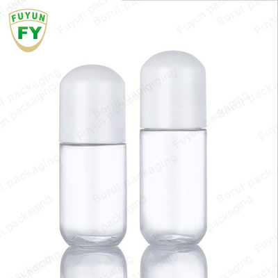 18ml 20ml 플라스틱 펌프 병 캡슐 모양 투명 PET 토너 병