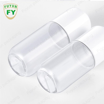 18ml 20ml 플라스틱 펌프 병 캡슐 모양 투명 PET 토너 병