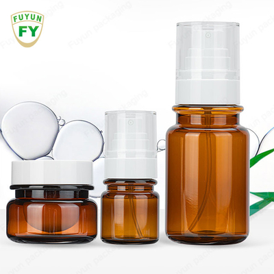 30g 40ml 60ml 혈청 플라스틱 펌프 병 두 배 벽 애완 동물 단지