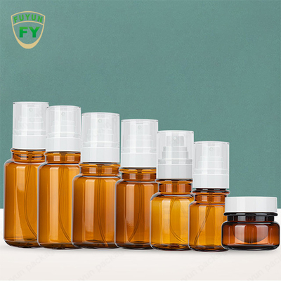 30g 40ml 60ml 혈청 플라스틱 펌프 병 두 배 벽 애완 동물 단지