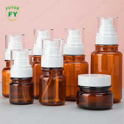 30g 40ml 60ml 혈청 플라스틱 펌프 병 두 배 벽 애완 동물 단지