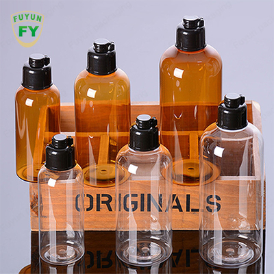 까만 모자를 가진 156mm 고도 빛나는 짜기 토너 플라스틱 병