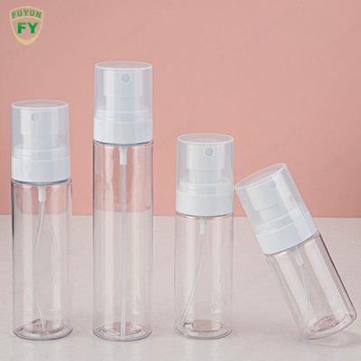 80ml 100ml 스킨케어 화장품 스프레이 병 플랫 숄더