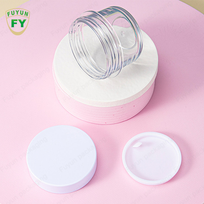 1.69oz 3.38oz 두껍게 하기 명확한 플라스틱 포장 단지 똑바른 측