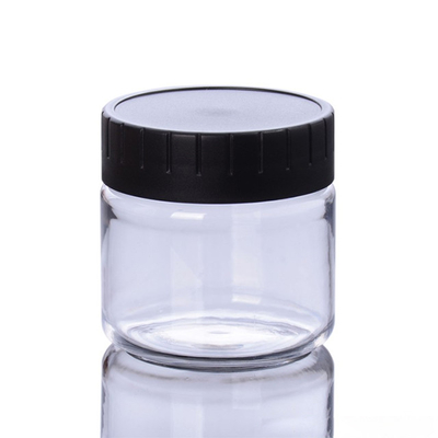 백색 모자를 가진 60ml 100ml 스킨케어 플레스틱 포장 단지