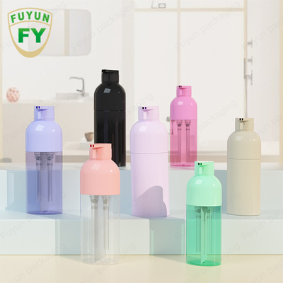 OEM 플라스틱 염색 샴푸 펌프 디스펜서 병 300ML 크롬