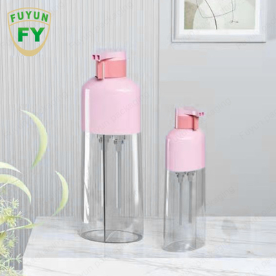 OEM 플라스틱 염색 샴푸 펌프 디스펜서 병 300ML 크롬